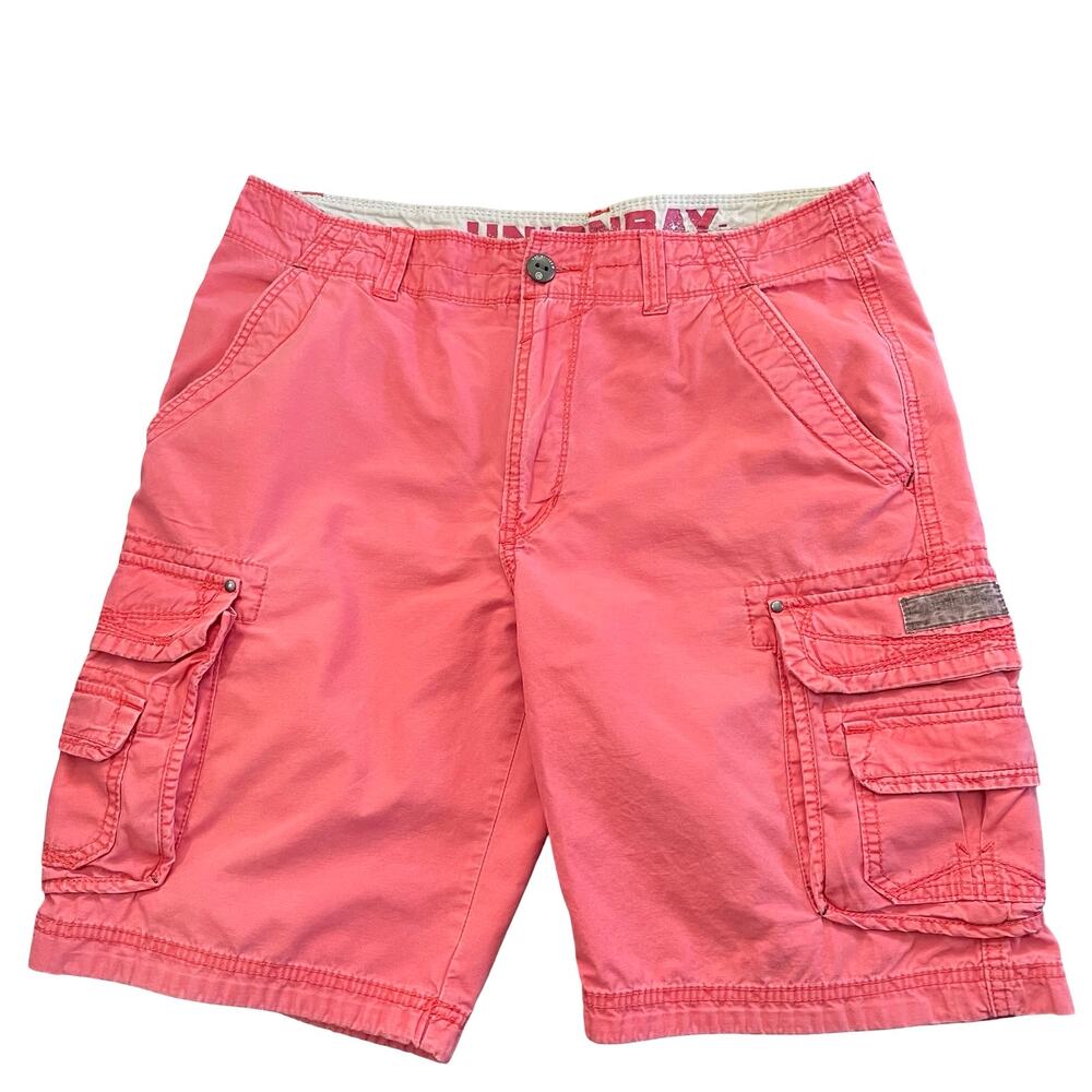 Unionbay Coral Cotton Cotton Cargo Shorts Men 34 Utility Hiking Gorpcore Outdoor